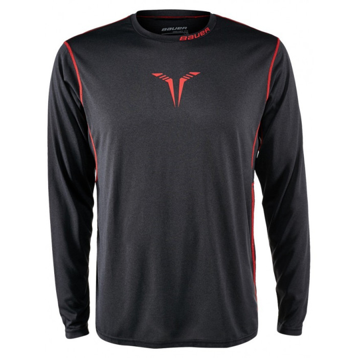 CAMISETA BAUER CORE LS HYBRID TOP SR