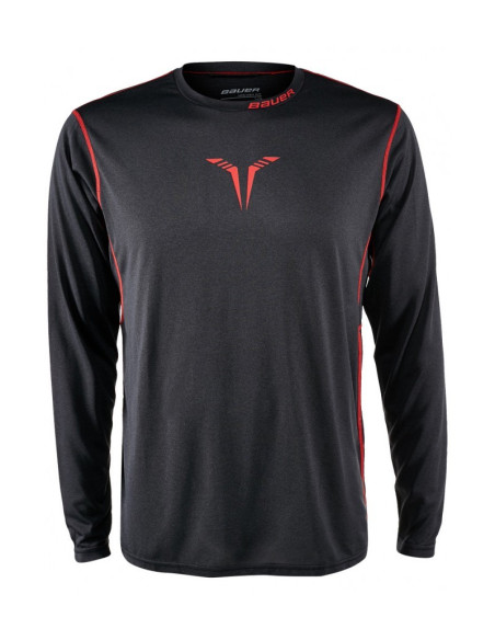 T-SHIRT BAUER CORE LS HYBRID TOP SR